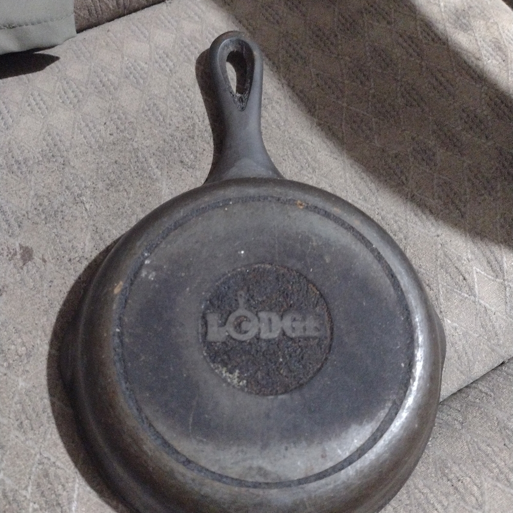 Authentic cheese n egg cast iron skillet